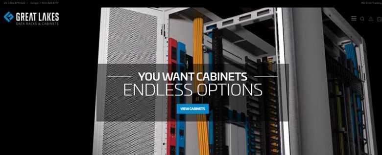 Server racks Great lakes es series server racks