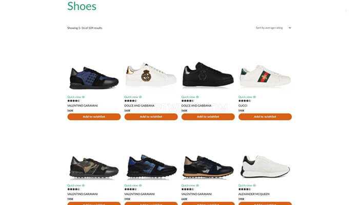 Variety and quality A selection of luxury shoes at crypto luxury store, featuring designer brands such as valentino and gucci, available for purchase with cryptocurrency.