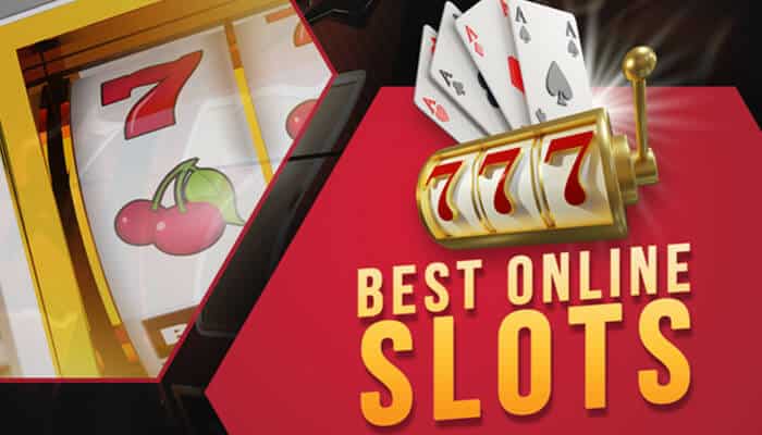 Online Slots Illustration of a slot machine with the number '777' and playing cards, promoting the best online slots for gaming enthusiasts.