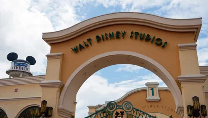 Walter elias disney Entrance to walt disney studios, a landmark in the entertainment industry created by walter elias disney