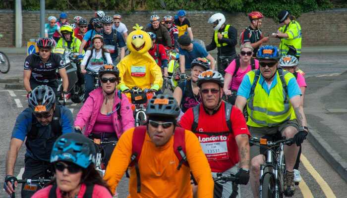 Pedalling into easter