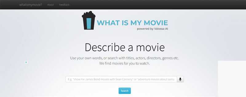 Find a movie Website what is my movie find a movie