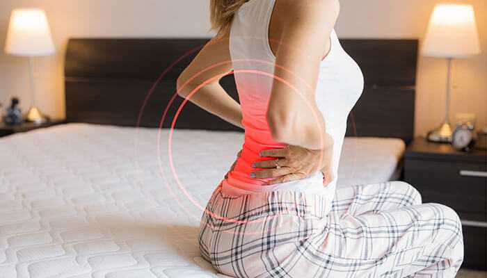 The sleep company Back pain