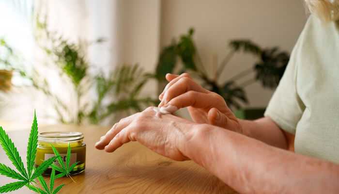 Pennsylvania dispensaries Pennsylvania dispensaries cannabis topical product being applied to skin for wellness and medical relief