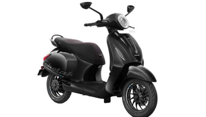 Chetak 3201 - tycoonstory | tycoonstory media Chetak electric scooter in black colour – modern and stylish scooters for eletric scooter buying or urban commuting