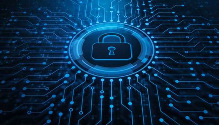 Enhanced data security - tycoonstory | tycoonstory media A digital lock icon surrounded by circuitry lines, symbolizing cybersecurity and data protection, representing it support for businesses in england