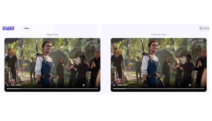 Preview and save the clip - tycoonstory | tycoonstory media Face swap options and settings in vidau. There are options related to settings: face mask strength, border distance among others