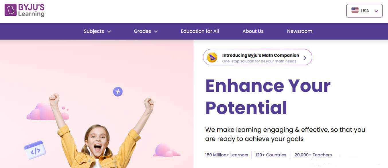 Byju - tycoonstory | tycoonstory media Byju's Learning platform- Engaging and effective learning solutions for students across the world.