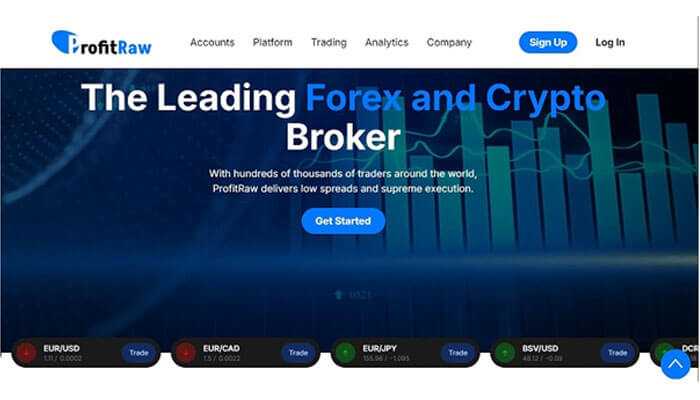 Essential tools for smart forex trading - tycoonstory | tycoonstory media Profitraw review: leading forex and crypto broker with trading options, sign-up button, analytics, and low spreads.