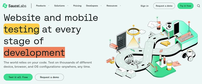 Sauce labs - tycoonstory | tycoonstory media Sauce labs homepage with website and mobile testing solutions for multiple devices, browsers, and platforms.