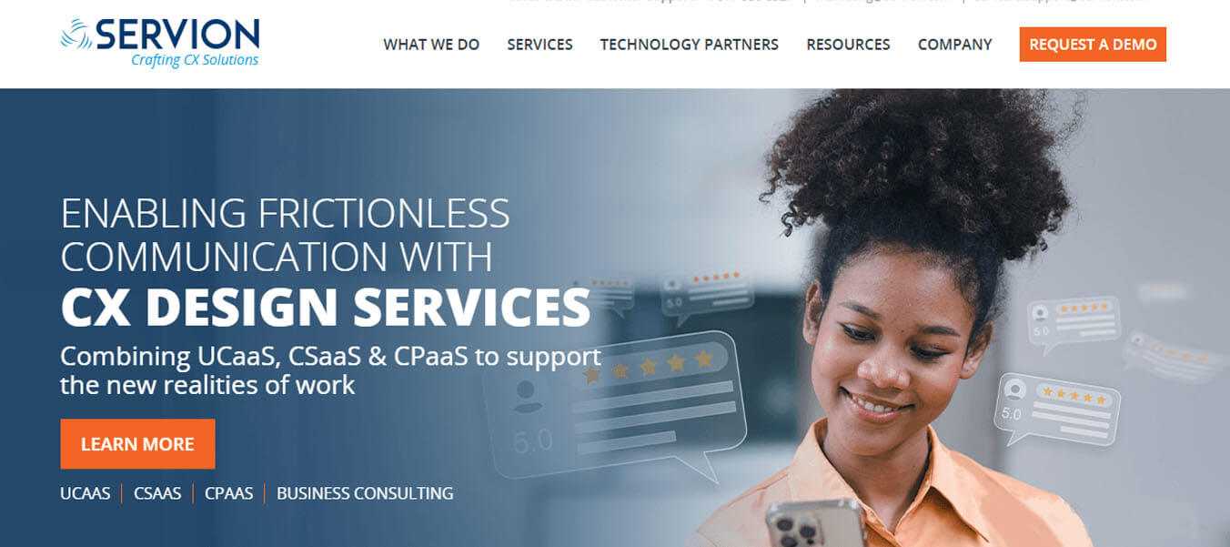 Servion - tycoonstory | tycoonstory media Servion website with cx design services that enable frictionless communication through ucaas, csaas, and cpaas.