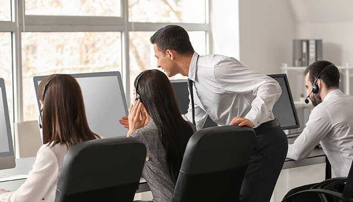 Training customer support staff - tycoonstory | tycoonstory media Customer service team assisting clients to handle product returns and refunds efficiently