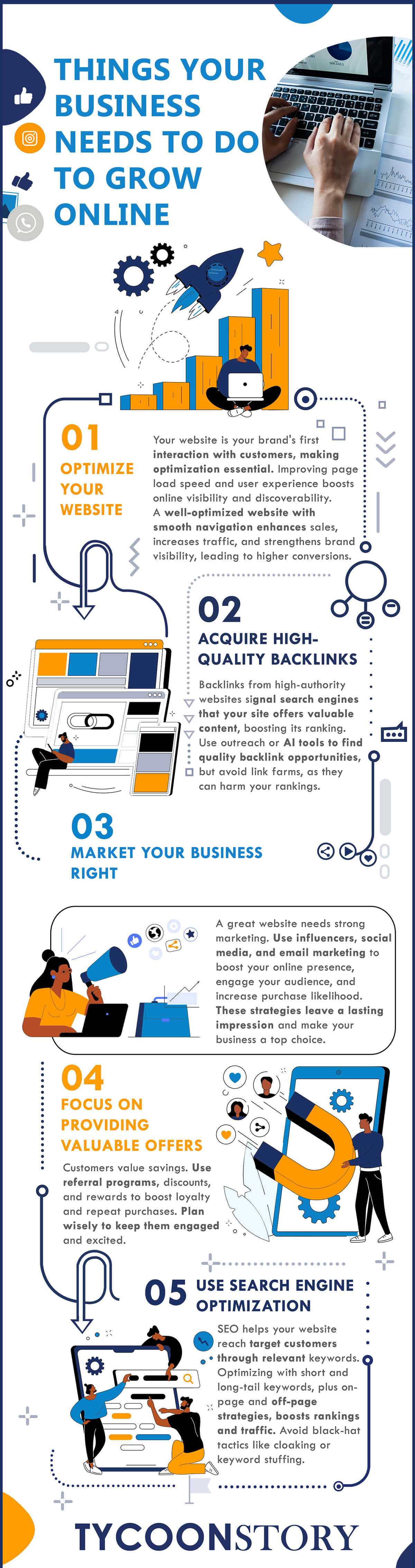 Things your business needs to do to grow online - tycoonstory | tycoonstory media Things your business needs to do to grow online