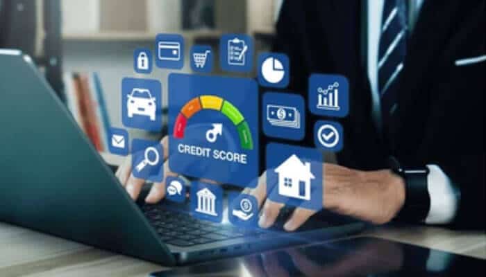 Supports business growth and expansion - tycoonstory | tycoonstory media Digital tools showing credit score options from a bank with overdraft facility.