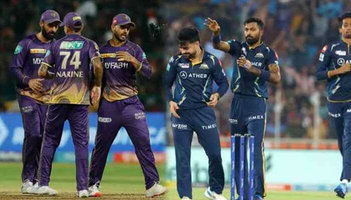 Why the toss holds weight - tycoonstory | tycoonstory media Gt vs kkr players in action – gujarat titans and kolkata knight riders cricketers on field during intense ipl match moments