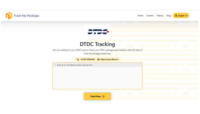 DTDC Tracking Tool – Real-Time Parcel & Delivery Status