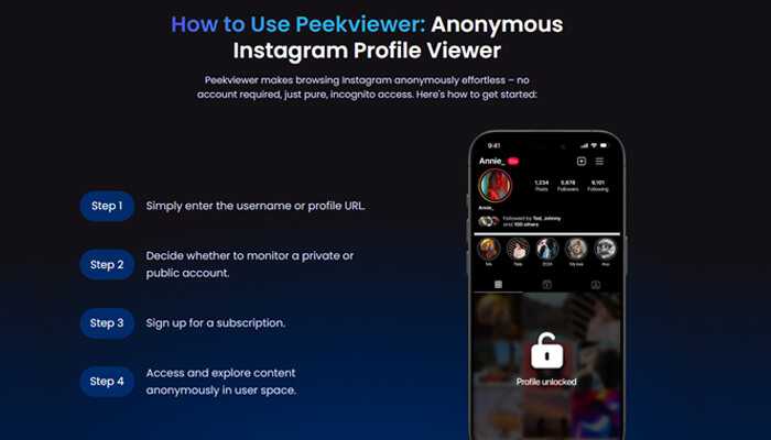 How does peekviewer work | tycoonstory media Peekviewer review: step-by-step instructions for using peekviewer to anonymously view instagram profiles, including sign-up and access steps.