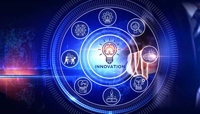 Innovation | tycoonstory media Innovative technology symbols illustrating the concept of innovation in manufacturing. A strong focus on finding the perfect manufacturing partner for business growth and development.