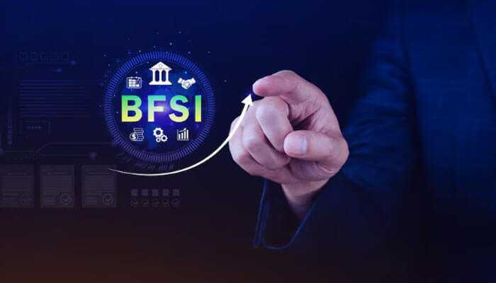 Workflow shift in bfsi - tycoonstory | tycoonstory media Indian financial services innovation highlighted by a hand interacting with bfsi digital interface, showing tech-driven transformation.