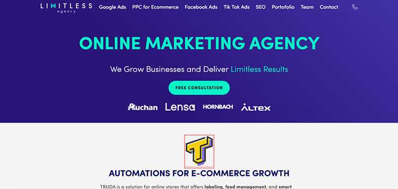 Limitless agency - tycoonstory | tycoonstory media The website of limitless agency showcasing online marketing services and e-commerce growth. Full-service marketing agencies offering integrated digital solutions.
