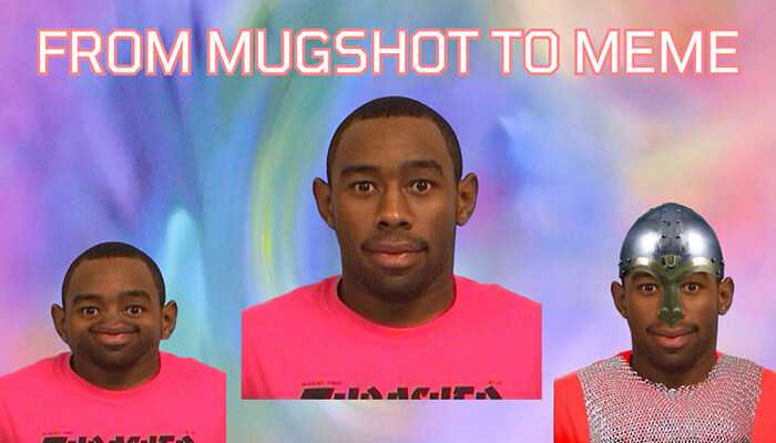 Tyler the creator mugshot Tyler the creator's mugshot transformed into a meme, showcasing his unique journey from controversial moments to a key influence in pop culture, which contributed to his Tyler The Creator net worth.