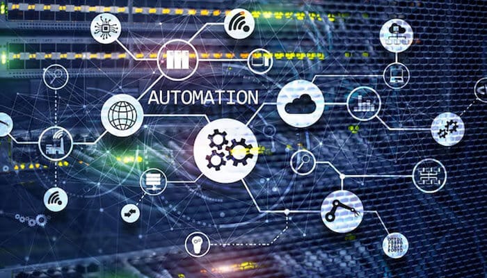 Challenges to implementation - tycoonstory | tycoonstory media Integrated automation system with connected digital icons for business transformation