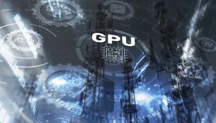 Gpu infrastructure Digital illustration representing gpu infrastructure, featuring circuit and network graphics integrated with data towers and futuristic technology elements.