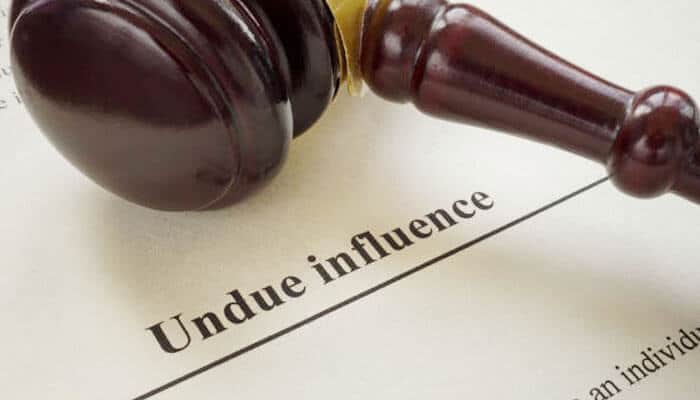 Undue influence - tycoonstory | tycoonstory media Legal document showing undue influence as a major cause of will and trust disputes.
