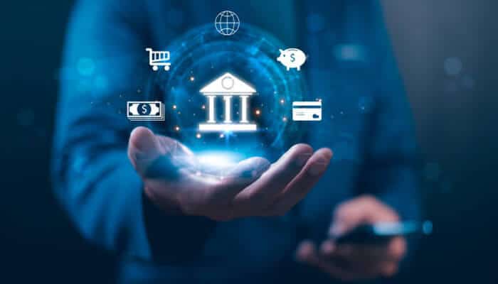 What is a bank guarantee | tycoonstory media Illustration of financial transactions with symbols representing banking, payments, and letters of credit vs. Bank guarantees in global trade.