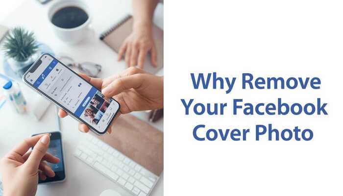 Why remove your facebook cover photo 1 | tycoonstory media User holding phone while learning how to remove cover photo in facebook app.