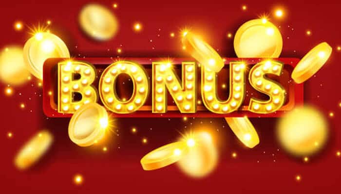Mrcoin88 free credit casino Golden bonus sign with glowing lights and flying coins, symbolizing promotional rewards at mrcoin88 free credit casino.