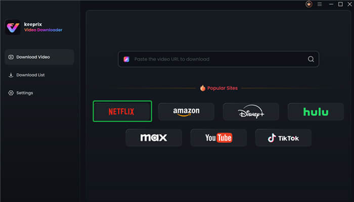 Netflix account 1 | tycoonstory media Video downloader software interface showing netflix and other streaming platforms, illustrating tools often searched for as netflix mp4 download solutions.