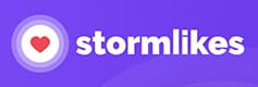 Stormlikes | tycoonstory media Stormlikes logo offering instagram free likes trial for increasing post engagement