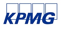 6 | tycoonstory media Business consulting firms audit and advisory company kpmg logo in blue block lettering.