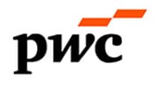 8 | tycoonstory media Business consulting firms multinational pwc logo with black text and multicolor abstract symbol.