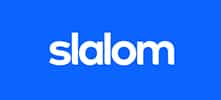 Untitled-3 | tycoonstory media Business consulting firms digital transformation firm slalom logo in white text on a blue background.