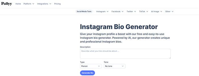 Pallyy instagram bio generator | tycoonstory media Pallyy instagram bio generator