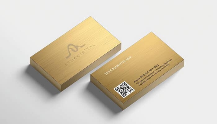 Future trends in metal business cards | tycoonstory media Future trends in metal business cards