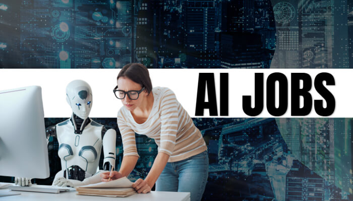 24 1 | tycoonstory media Droven io best ai jobs in usa showing ai professional working with robot and advanced technology workspace
