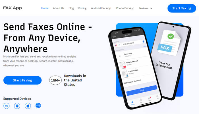 Municorn fax app | tycoonstory media Municorn fax app allows you to send and receive faxes online from any device, including iphone fax apps, making faxing easy and accessible from anywhere.