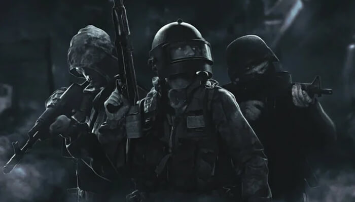 Why players seek tools | tycoonstory media Soldiers in tactical gear with rifles, reminiscent of characters in rainbow six siege, preparing for action in a dark, atmospheric environment.