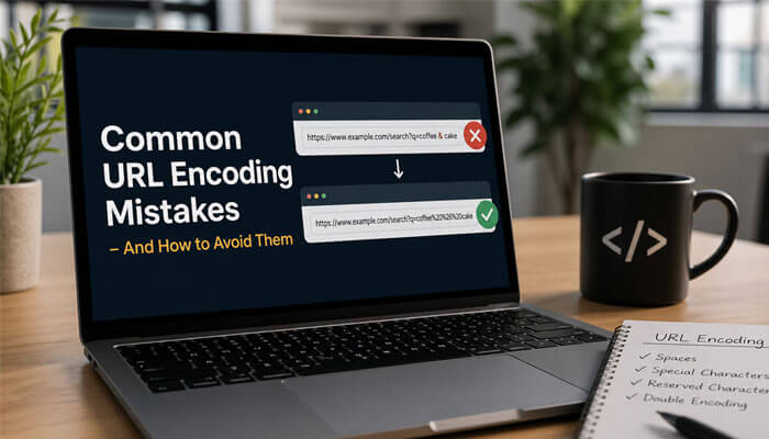 Common url encoding mistakes - and how to avoid them -tycoonstory | tycoonstory media Url encoder and decoder uploadarticle. Com guide showing common url encoding mistakes like unencoded spaces and correct percent-encoding using utf-8 format
