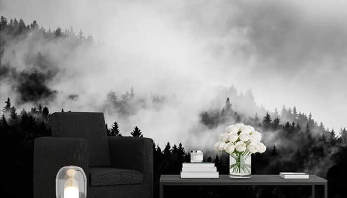 Dark forest wallpaper for a moody, dramatic effect | tycoonstory media Dark forest wallpaper for a moody, dramatic effect