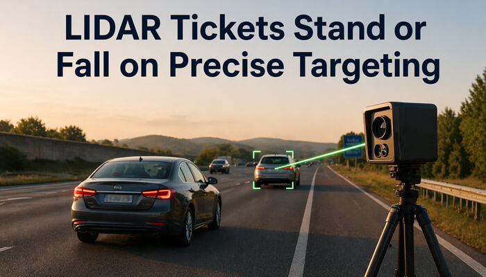 Lidar tickets stand or fall on precise targeting | tycoonstory media Lidar tickets stand or fall on precise targeting