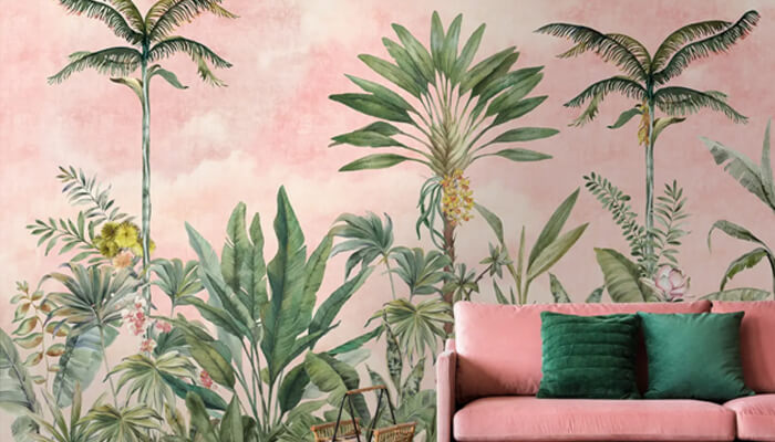 Botanical tree wallpaper for a more decorative feel | tycoonstory media Botanical tree wallpaper for a more decorative feel
