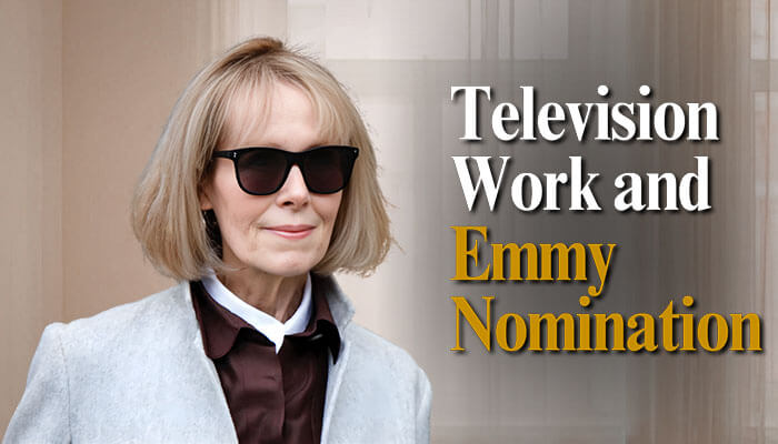 Television work and emmy nomination - tycoonstory | tycoonstory media E jean carroll net worth 2026 with headline ‘television work and emmy nomination’ highlighting her career in television, including her emmy nomination and how it contributed to her rise in wealth and media influence.