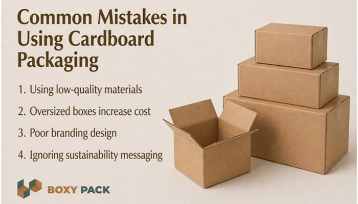 Common mistakes in using cardboard packaging | tycoonstory media Common mistakes in using cardboard packaging