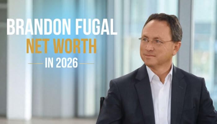Brandon fugal net worth in 2026 - tycoonstory | tycoonstory media Brandon fugal net worth featured image showing the utah real estate billionaire and skinwalker ranch owner in a corporate interview setting, highlighting his estimated 2026 wealth, commercial property empire, investment portfolio, and entrepreneurial success in the american real estate industry.