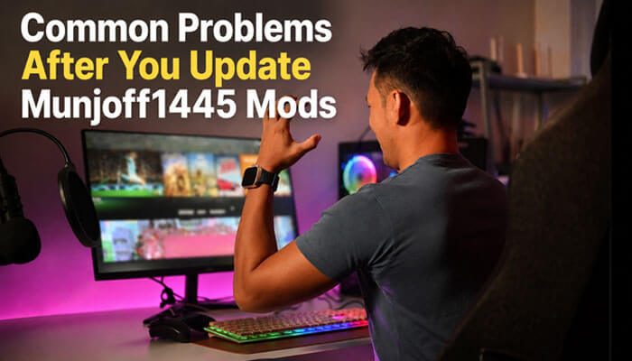 Common problems after you update munjoff1445 mods - tycoonstory | tycoonstory media Common issues after you update munjoff1445 mods including game crashes, fps drops, compatibility errors, installation failures, overheating problems, and performance instability on a modern gaming setup