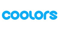 Coolors | tycoonstory media Coolors logo in blue rounded letters on a white background.
